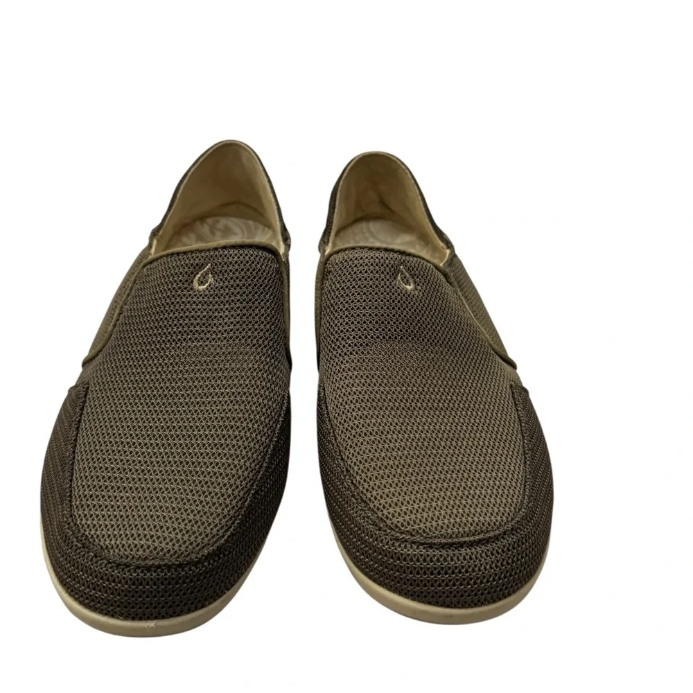 Olukai Waialua Mesh Brown Slip On Women's Size 7.5